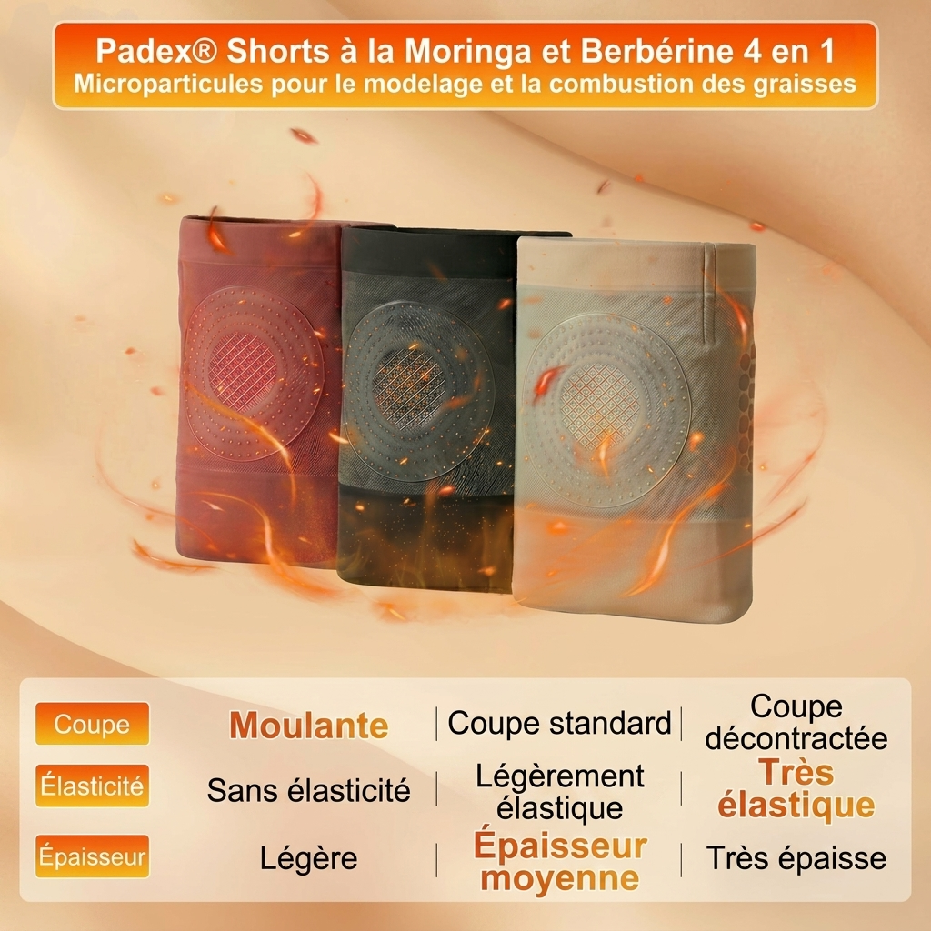 👙 Boutique officielle de la marque | Von𝑢𝑡𝑟𝑖® 2026 Shorts 4‑en‑1 à micro‑particules sculptants et brûle‑graisses à la Moringa et à la Berbérine