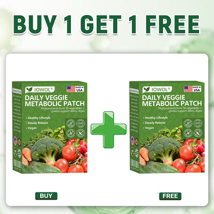 🇺🇸 Boutique officielle | 🥦 Patch métabolique IOWOL® aux extraits de 39 légumes pour soutenir la digestion, la détox et l’énergie au quotidien. ✨